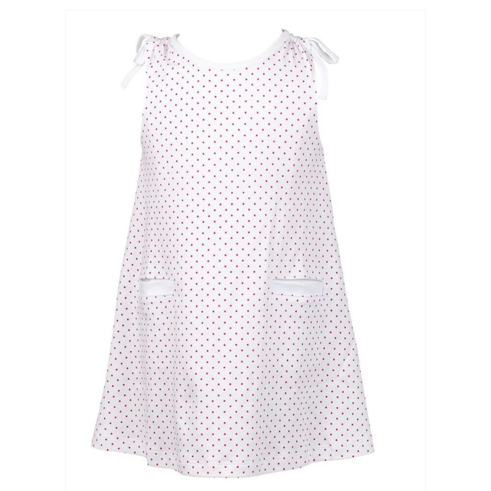 The Proper Peony Pima Girls Dottie Sleeveless Dress NWT size‎ 4T